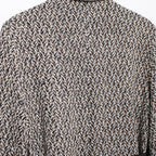 Women's Longline Tweed Blazer with Flap Pockets and Waist Belt Fashion Glam