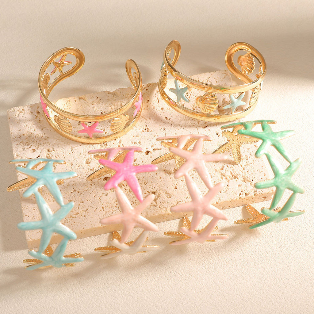Ladies bracelet with intricate starfish design Fashion Glam