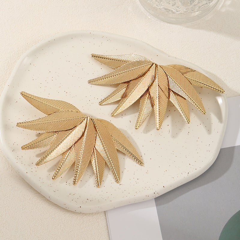 Women's hair clips in luxurious leaf design Fashion Glam