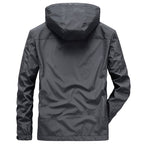 Men's Waterproof Softshell Jacket with Hood and Fleece Lining, Windproof and Breathable Fashion Glam