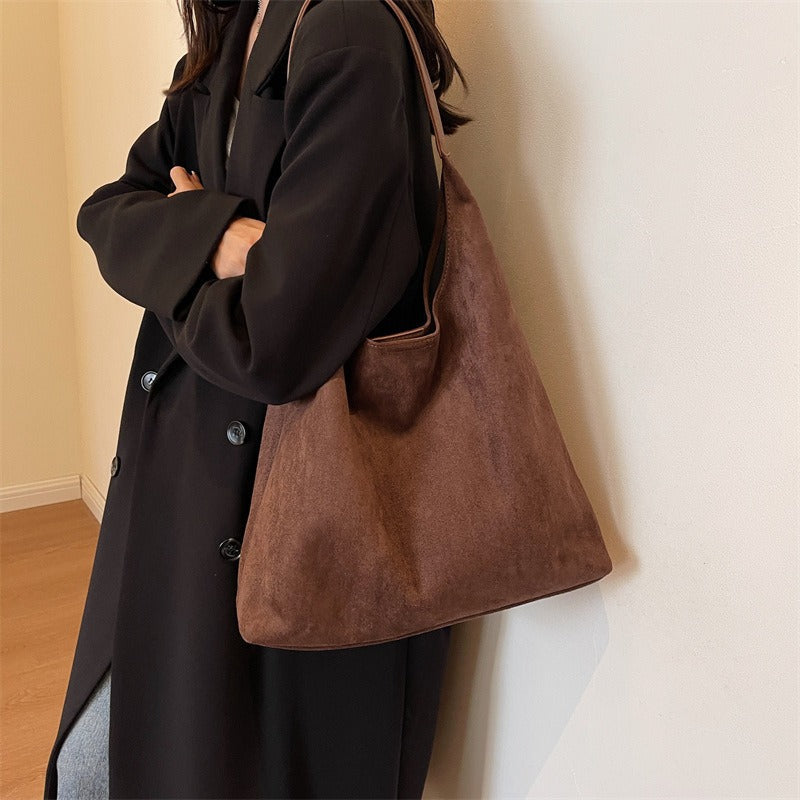 Women's Suede Shoulder Bag Fashion Glam