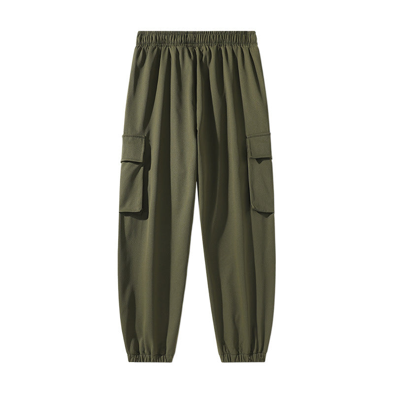 Men's Urban Utility Jogger with Oversized Cargo Pockets, Drawstring and Elastic Ankles Fashion Glam