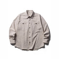 Men's Oversize Check Shirt made of textured cotton blend with chest pockets Fashion Glam