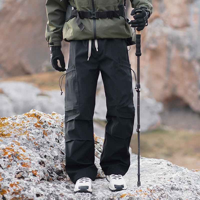 Men's outdoor cargo pants with reinforced knees, water-repellent and breathable Fashion Glam