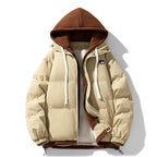 Women's quilted hooded jacket with soft teddy fleece lining, adjustable hem, and elastic cuffs Fashion Glam
