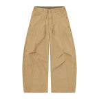 Unisex Wide Balloon Pants with Elastic Waistband, Drawstring, and Distinctive Seam Panels Fashion Glam