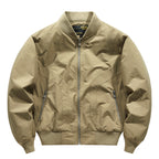 Men's Technical Bomber Jacket with Windproof Shell, Ribbed Cuffs and Zipper Pockets Fashion Glam