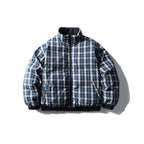 Unisex Boxy quilted transitional jacket with standing collar, elastic hem and zipper pockets Fashion Glam