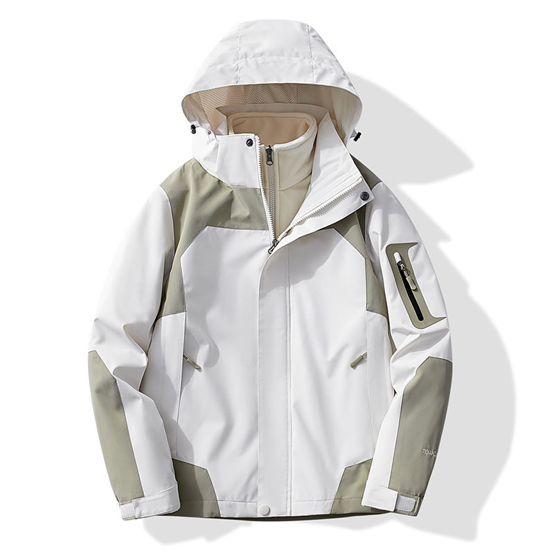 Ladies Multifunctional Trekking Softshell Jacket with removable fleece lining and hood Fashion Glam