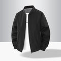 Men's Lightweight Windproof Bomber Jacket with Ribbed Cuffs and Zipper Pockets Fashion Glam