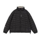 Unisex Short Boxy Insulation Jacket with Light Thermal Padding, High Stand-Up Collar and Drawstring Hem Fashion Glam