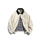 Unisex Short-cut Overshirt Jacket with Cord Collar, Chest Pocket and Precise Seam Details Fashion Glam