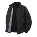 Men's Lightweight Harrington Jacket with Softshell Outer Material and Glencheck Lining Fashion Glam