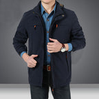 Men's Modern Softshell Field Jacket with Hood, Breathable Stretch and Organizer Pockets Fashion Glam
