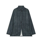 Women's Wide Leg Marlene Trousers with Pleat and Fine Pinstripe Fashion Glam