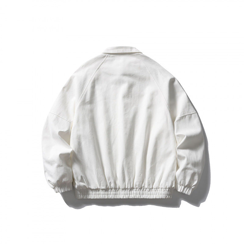 Unisex short-cut boxy jacket made of denim with elastic hem and flap pockets Fashion Glam