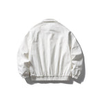 Unisex short-cut boxy jacket made of denim with elastic hem and flap pockets Fashion Glam
