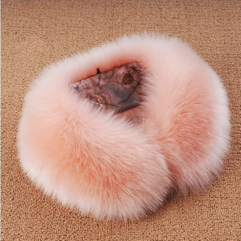 Women's High-Pile Loop Scarf made of Faux Fur with Soft Lining Fashion Glam