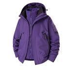 Men's 3-in-1 Softshell Parka with removable fleece inner jacket and technical hood Fashion Glam
