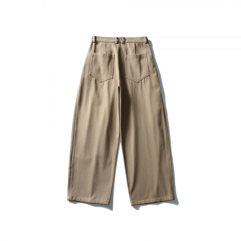 Women wide high-waisted culottes with pleats and side pockets Fashion Glam