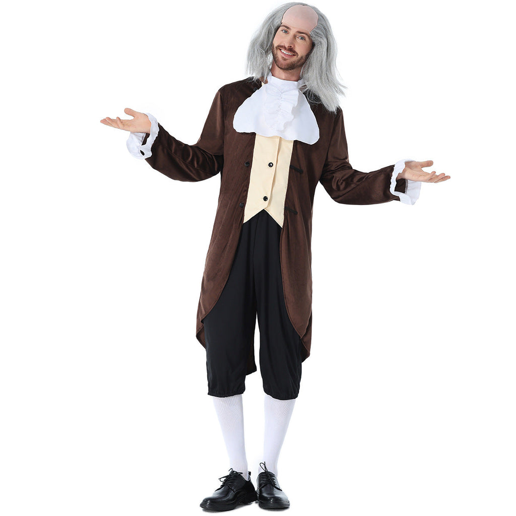 Men's historical costume with elegant tailcoat and baggy trousers Fashion Glam