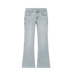 Women's High-Waisted Flared Jeans with Kickflare and Five-Pocket Cut Fashion Glam