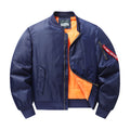 Men's pilot bomber jacket with contrast lining windproof shell and sleeve utility pocket Fashion Glam