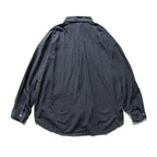 Men's Oversized Checkered Long Sleeve Shirt with Chest Pocket Fashion Glam