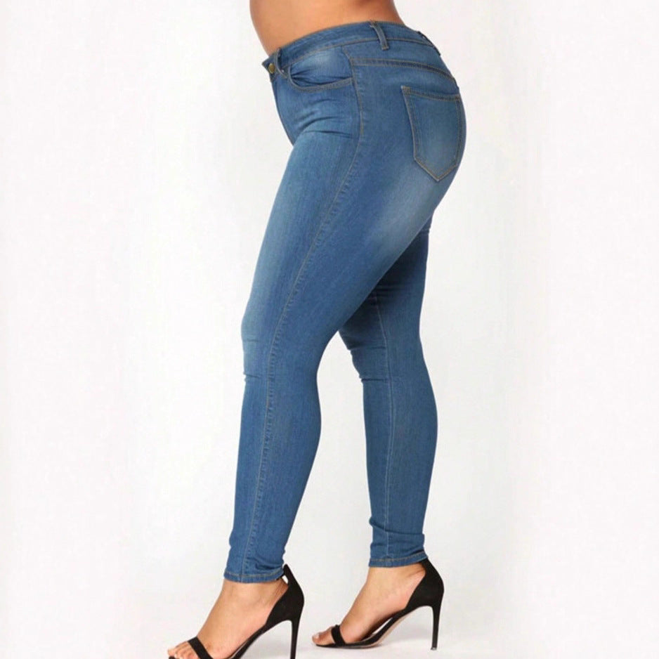 Women High-Waisted Shaping Jeggings in Skinny Look with Ankle-Length Fit Fashion Glam