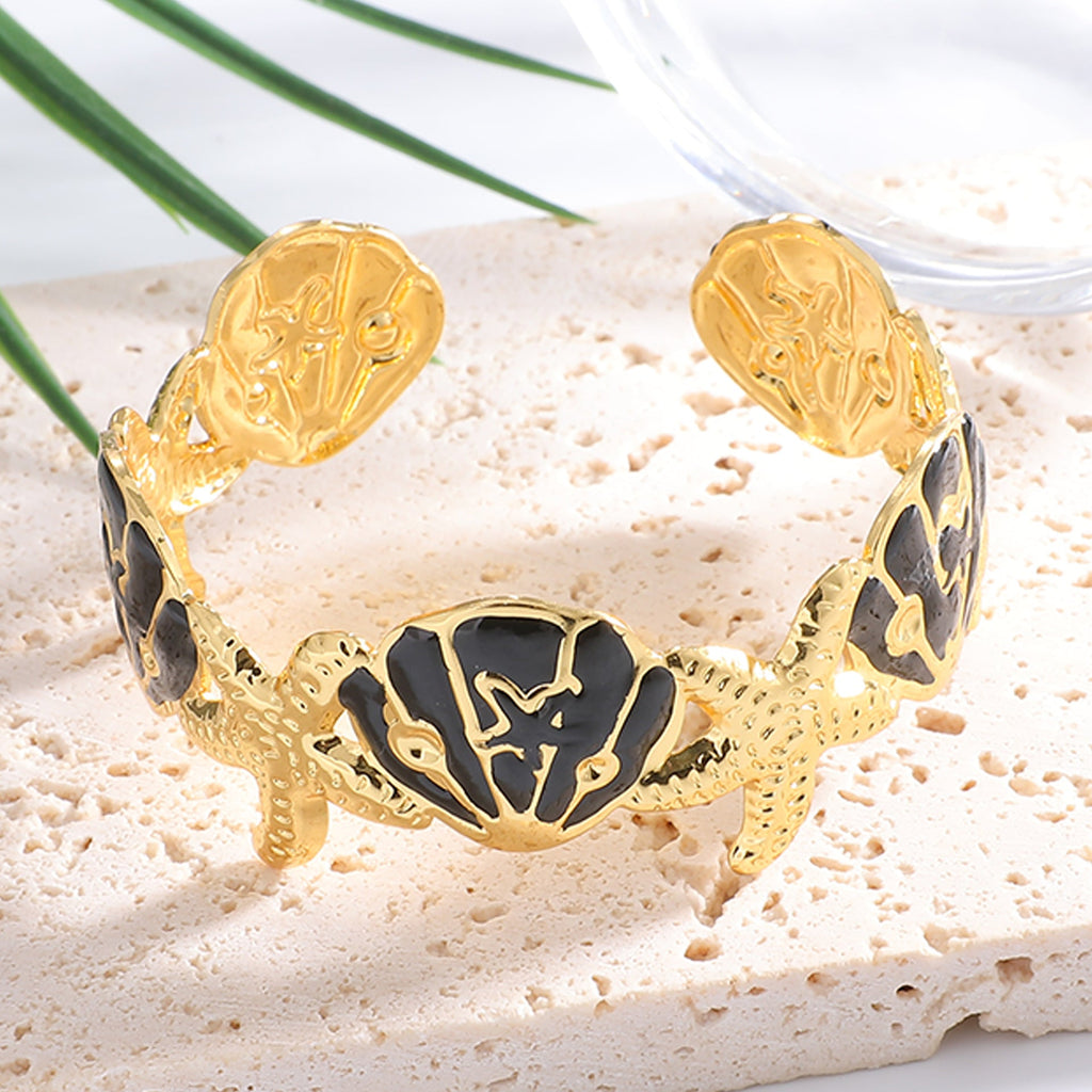 Ladies Elegant Wave-Shaped Bracelets Fashion Glam