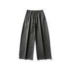 Women Wide High-Waist Culotte Pants with Elastic Waistband and Side Pockets Fashion Glam