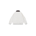 Unisex Oversized Blouson in Workwear style with cord collar and checked lined interior Fashion Glam