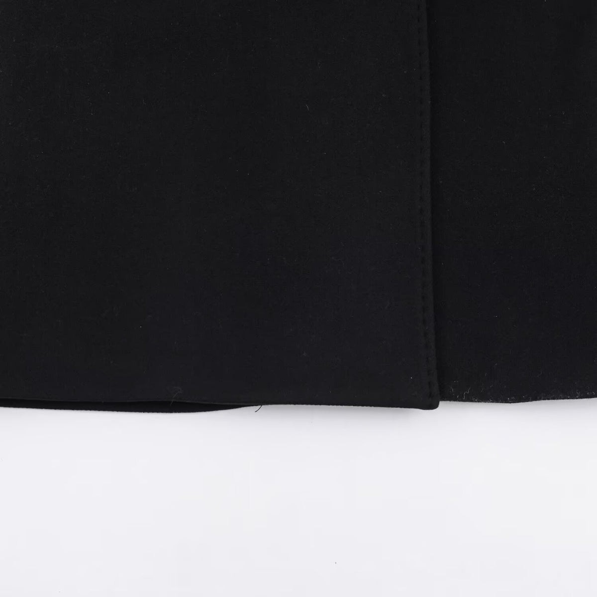 Women's wrap coat made of wool blend with belt at the waist and large patch pockets Fashion Glam