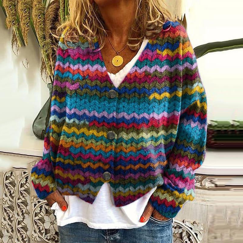 HILDA - STRIPED CARDIGAN