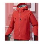 Men's Lightweight Softshell Hoodie Jacket with Windproof Breathable Membrane and Ergonomic Cut Fashion Glam