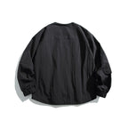 Unisex Light Oversize Over-shirt Jacket made of technical Nylon mix with V-neck and zippered pockets Fashion Glam