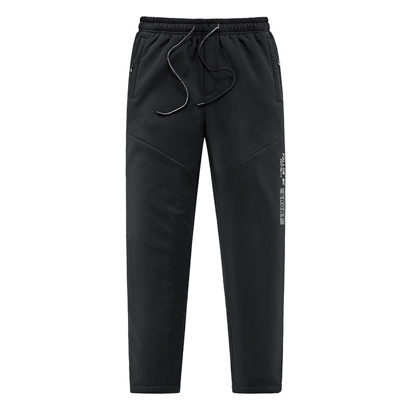 Men's Sportive Jogging Pants in Tapered Fit with Drawstring and Elastic Cuffs Fashion Glam