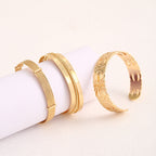 Ladies Open Bangle with Elegant Structure Design Fashion Glam