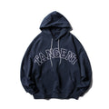 Unisex Oversized Hoodie in Collegiate Look with Kangaroo Pocket and Contrast Drawstring Fashion Glam