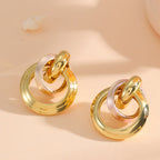 Women's earrings in elegant ring design Fashion Glam