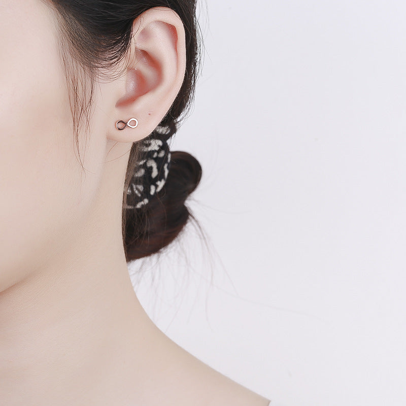 Ladies earrings in infinity design made of high-quality material Fashion Glam