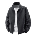 Men's Ultra-Lightweight Urban Windbreaker with Stand-Up Collar, Two-Way Zipper and Elastic Cuffs Fashion Glam