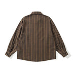 Unisex Lockeres Oversize Shirt made of linen blend with fine waffle texture and breast pocket Fashion Glam