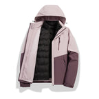 Men's Convertible Winter Jacket with Removable Quilted Lining Fashion Glam