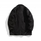 Men's wool coat with quilted thermo inner side and lapel collar Fashion Glam