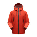 Men's Minimalistic technical three-layer softshell jacket with sealed seams and waterproof front zipper Fashion Glam