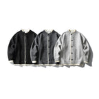 Unisex Boxy Cardigan with contrasting edges and ribbed finishes Fashion Glam