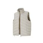 Unisex ultralight down look quilted vest with two-way zipper and stand-up collar Fashion Glam