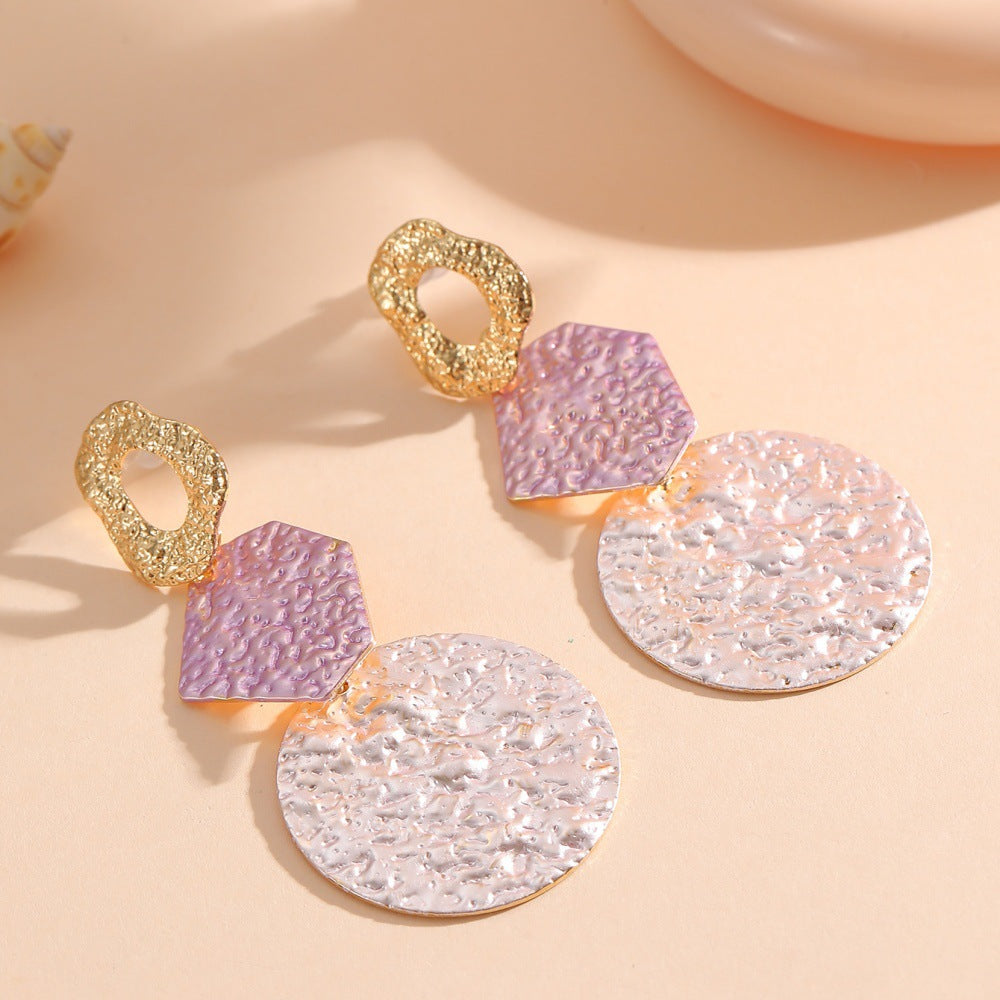 Women's Hanging Earrings with Modern Geometric Design Fashion Glam