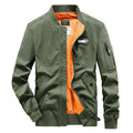 Men's bomber jacket in pilot style with contrasting inner lining and arm pocket Fashion Glam